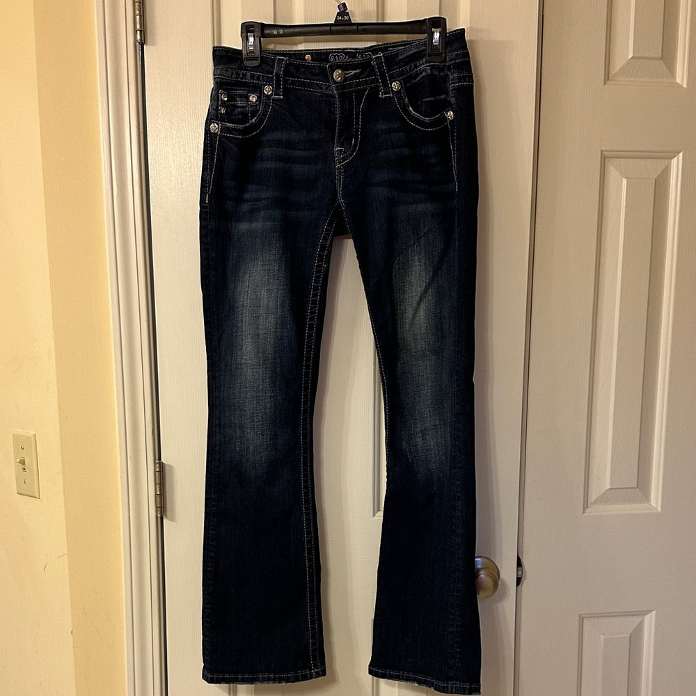 Miss Me Dark Indigo Boot Cut Jeans